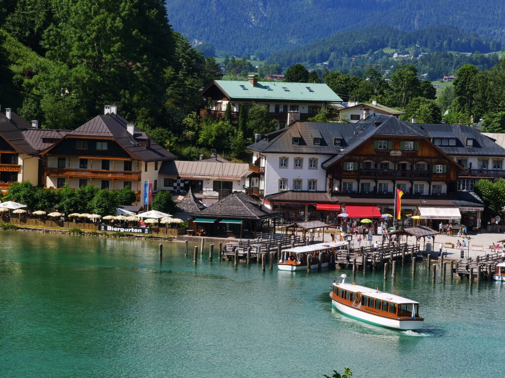 Königssee Aussicht vom ehemaligen Café Malerwinkel